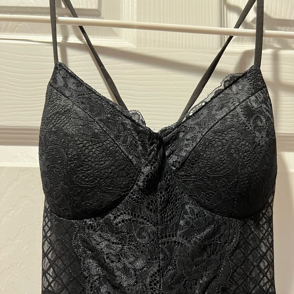 LBD with Lace Bustier